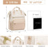 Backpack Women,18 inch Backpack Backpack Backpack LOVEVOOK Leather for Leather Laptop Women,Professional Work Nurse