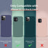 Cordking Silicone Shockproof Phone Case for iPhone 12 & 12 Pro, 6.1 inch, Stone with Soft Anti-Scratch Microfiber Lining