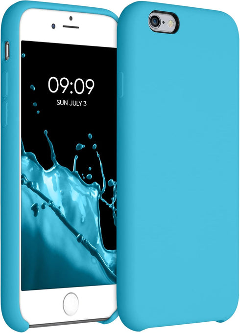 kwmobile TPU Silicone Case for Apple iPhone 6 / 6S - Soft Finish Phone Cover - Ocean Blue