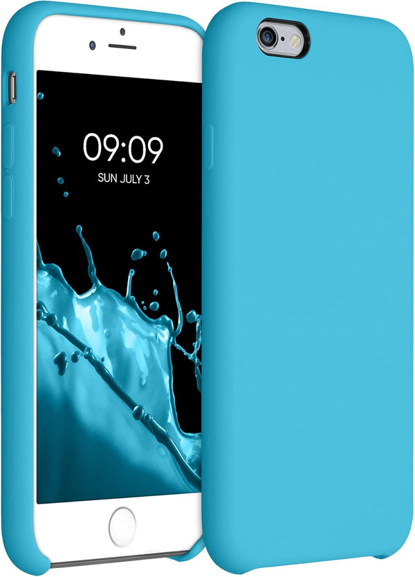 kwmobile TPU Silicone Case for Apple iPhone 6 / 6S - Soft Finish Phone Cover - Ocean Blue