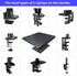 2 Pack) Steel Monitor Mount Reinforcement Plate Fits Most Monitor Desk Mountfor Fragile Tabletop Protection(Black