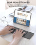 Foldable Bluetooth Keyboard with Touchpad, Portable Wireless Keyboard for iOS, Android, Windows, Mac, Sync Up to 3