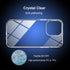 TENOC Phone Case Compatible with iPhone 11, Non-Yellowing Clear Protective Bumper Hard Back Cover for 6.1 Inch