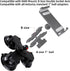 Triple Suction Cup Car Base Mount with 25mm/1" Ball for Ball Phone Mount, Compatible with RAM Mounts