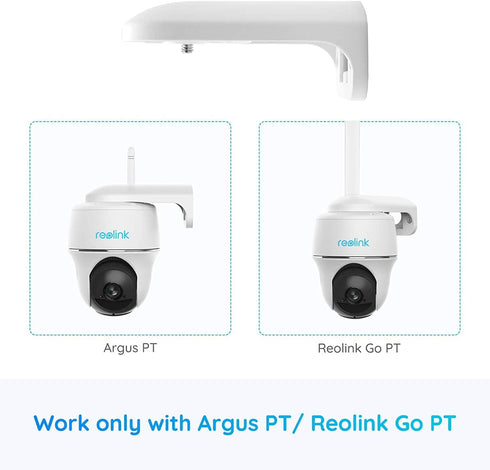 REOLINK Wall Bracket (White) for Security Camera Argus PT Series, Go PT Series, and E1 Outdoor