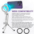 YOSINXU Smartphone,360 1/4" Magnetic Tripod Portable Cellphone Stand for Recording Travel, Compatible with Adjustable