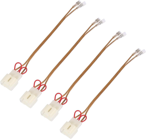 X AUTOHAUX 4pcs Car Speaker Connector Wire Harness Adapter for Mazda, Ford, Lincoln