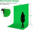 8x10ft Green Screen Backdrop, (WxH) Photography Chromakey Greenscreen Background Sheet, Polyester Collapsible Green
