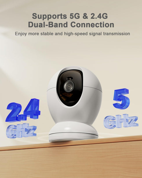 usogood 2.5K 360 5G/2.4Ghz 2-Way Gift(2-Pack) Indoor Camera for Home Security, Security Camera Indoor, Baby/Pet Camera