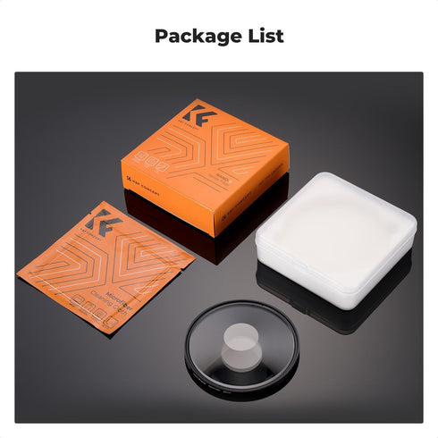 K&F Concept 82mm Spiral Halo Camera Lens Filter, Premium Optical Glass Halo Swirl Special Effect Filter with Cleaning