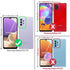 TJS Samsung Galaxy A32 5G Case with Tempered Glass Screen Protector, Glitter Bling Cute Design (Teal)