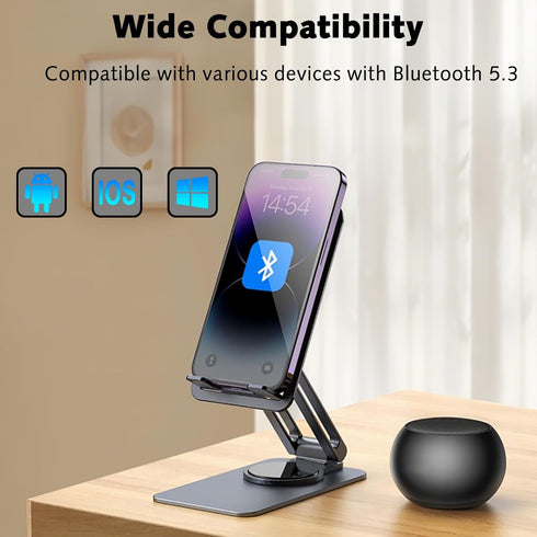 TKTDBX 5.3 IP7 8 Portable Mini Bluetooth Speaker, Small Wireless Speaker Bluetooth with Stereo Sound, Deep Bass, TWS