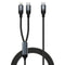 Nillkin 4.9ft Lightning & USB-C 2-in-1 Charging Cable, Fast Charger Cord for iPhone 15/14/13/12/11 Pro/Max, iPad