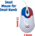 AbleNet Kids Mouse - Tiny Mouse Designed for Children - Colorful USB Ergonomic Kids Computer and Laptop Mouse - Compatible with Windows and Mac