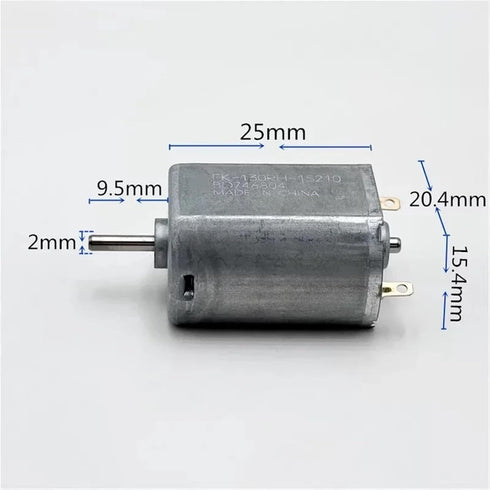 GJWBAKS 1pc 20mm*15mm FK-130RH-15210 6V 9V 12V 23500RPM High Speed Carbon Brush Micro Electric Motor DIY RC Toy Car