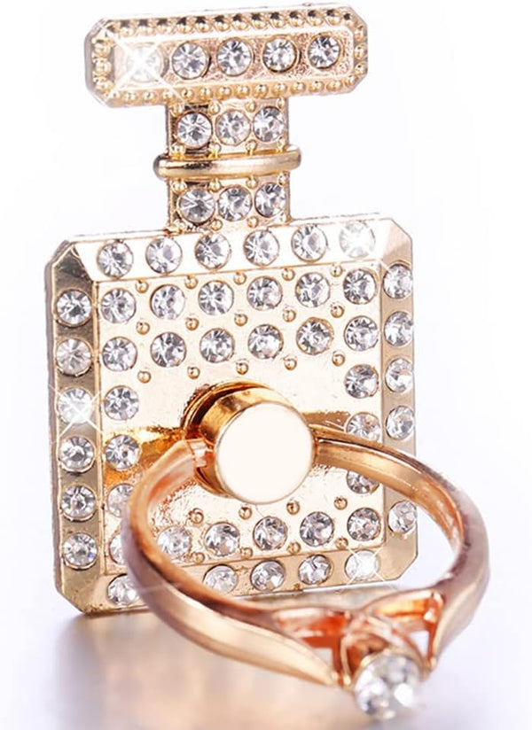 Bling Glitter Sparkly Phone Ring Holder Grip, Silver Gold Pink Ring Holder for Phone Case, Cute Pop Ring Stand for