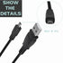 3.3ft Mini-8pin DSLR-A900 A900 USB PC Data Sync Cable Cord for Sony Camera Alpha K DSLR Kit