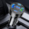 65W 5 Ports Car Charger USB Adapter, Type C PD30W & QC3.0 Fast Charging for iPhone/Android/Samsung/iPad Pro (Black)