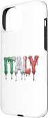 Ice Cream Drip Nations Flag LEVART Travel 15 Italia Italy Drop of ice Cream Case for iPhone Plus