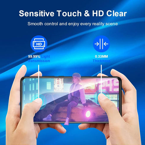 Motorola Edge 2022 Tempered Glass Screen Protector 3 Pack - Ultra HD, 9H Hardness, Touch Sensitive, Case Friendly.
