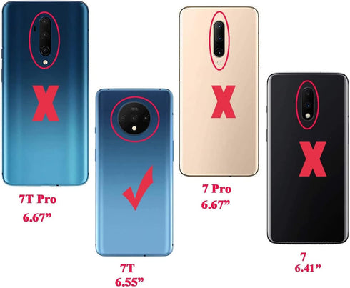 ubrokeifixit for OnePlus 7T Housing, Rear Glass Back Door Cover Replacement/Adhesive, Blue