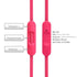 Replacement Audio Cable Cord with In-line Microphone - Compatible with Beats Headphones Solo, Studio, Pro, Detox, Pink