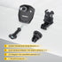 SEASKY M1 Motorcycle Windscreen Clamp Mount for GoPro Hero 12 11 10 9 8 7, DJI Action Cameras