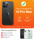 TORRAS Magnetic Slim-Fit Case for iPhone 15 Pro Max, Ultra-Thin, Compatible with MagSafe, Lightweight Anti-Scratch