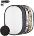 FIEWSZIHU Photo Light Reflector 24x36 Inches/ 60x90 cm 5 in 1 Diffuser Photography