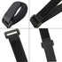 25pcs Black Reusable Fastening Cable Straps, Hook and Loop Cable Tie Down Straps (1" x 18")