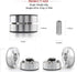 Tertullus 4 Pcs Speaker Isolation Feet Anti Vibration Pads with Stainless Steel Ball, Aluminum Shock Absorb Pads