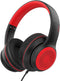 A8 Over-Ear Headphones with Microphone, Lightweight Folding Stereo Bass Headphones for Smartphone/Tablet (Black)