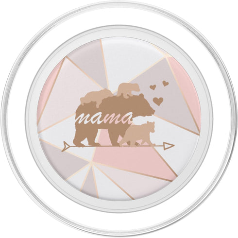 Mama Bear by New Moms Co 3 Mama Bear Cubs Riding Back Cute Cell Accessory Women Gifts PopSockets MagSafe PopGrip