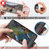 Zebra Black Anti Winding Coiled iPhone Charger Cord 2ft-8ft Right Angle for iPhone 14/13/12 Pro, Plus, Pro Max.