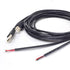 20AWG USB Pigtail Cable 2M/6.5FT, 2PCS USB 2.0 Male Plug, 5V 5A Black Wire with 2-Position Spring Connector.