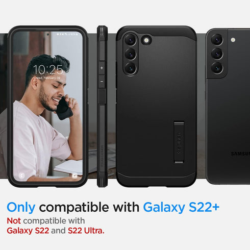 Spigen S22 (2022) Tough Armor Designed for Galaxy Plus Case - Black