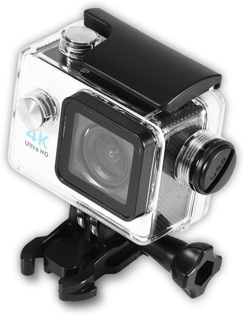 Action Camera Waterproof Case, Professional Sport Camera Accessories with Charging Cable for SJCAM SJ4000/SJ7000