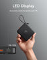 VRURC Portable Charger with Built-in Cable, 10000mAh 22.5W Fast Charging USB C Battery Pack for iPhone 15 14 Samsung