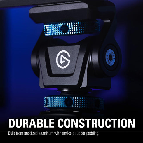 Elgato Cold Shoe - Adjustable ¼ inch Thread Mount for Lights, Microphones, Compatible with Key Light Mini