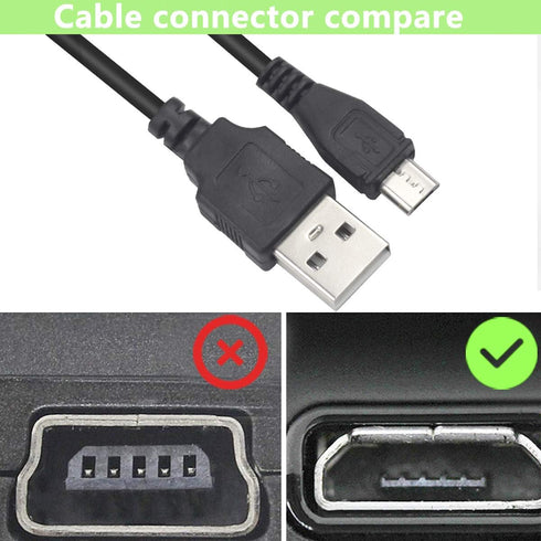 Replacement Cable Charger Cord Lead Compatible with Nikon Digital SLR DSLR D3400 D3500 D5600 D7500, Nikon 1V3 1J4 1J5 Camera by Sqrmekoko