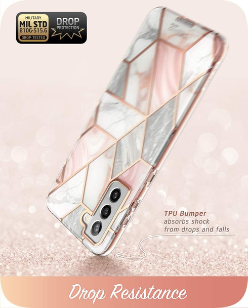 i-Blason Cosmo Series Slim Stylish Protective Case for Samsung Galaxy S21 Plus 5G, Without Built-in Screen Protector