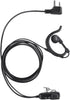 Ptt Mic Earpiece Two Way Radio Headset, Ear Clip Wrap Around Earphone for Midland Walkie Talkie AVPH4