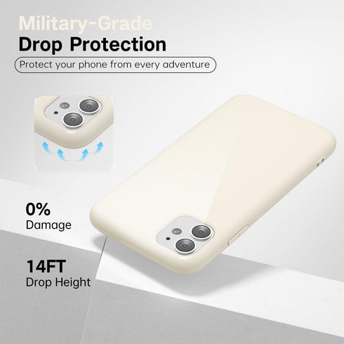 for iPhone 11 Case, Cute Glossy Soft Rubber Gel Jelly Protective Plastic Cover for Women Girl, Slim Thin Shockproof