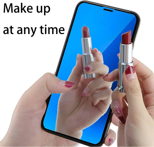 Samsung Galaxy S24 Anti-Blue Privacy Tempered Glass - 2 Pack, 6.2" Mirror Anti-Spy Screen Protector, Finger Unlock
