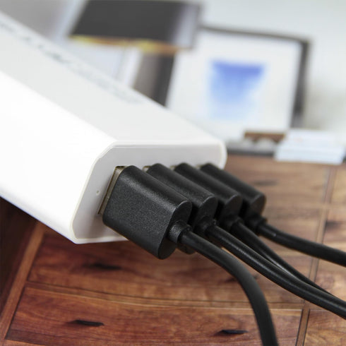 Short Micro USB Cable, 10 Pack 0.5FT USB 2.0 Cables in Black