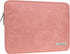 RAINYEAR 15 Inch Laptop Sleeve, PU Suede Leather Case, Protective Padded Cover, Water Resistant Carrying Computer Bag