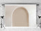 Kate Arch Wall Backdrop, White Art Background Neutral Tones Archway Photo Background Studio Props, 7x5ft