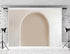 Kate Arch Wall Backdrop, White Art Background Neutral Tones Archway Photo Background Studio Props, 7x5ft