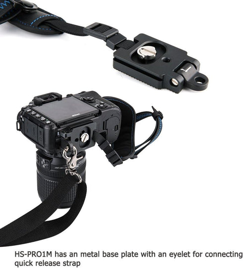 JJC Deluxe Microfiber Hand Strap, Padded Camera Holder Wrist Strap for Canon Nikon Sony Fujifilm Olympus DSLR
