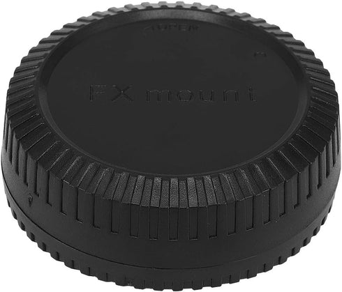 Haoge Camera Body Cap and Rear Lens Cap Cover Kit for Fujifilm X FX Mount Camera Lens Such as X-Pro1 X-Pro2 X-Pro3 X-T1 X-T2 X-T3 XT4 XE4 X-T10 X-T20 X-T30 X-E2 X-E2s X-E3 X-A10 X-A20 X-H1 X-A5 X-T100